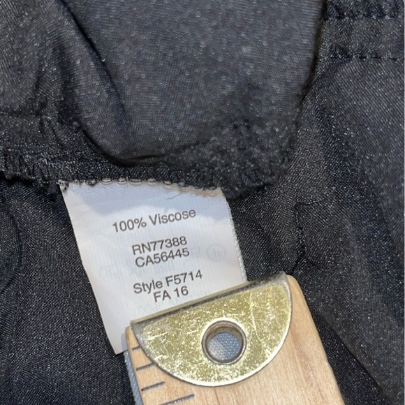 Madewell ankle crop pull on pants black size medium pockets minimalist casual - Picture 4 of 10